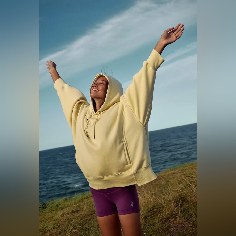 FP Movement by Free People Soft Yellow Hoodie